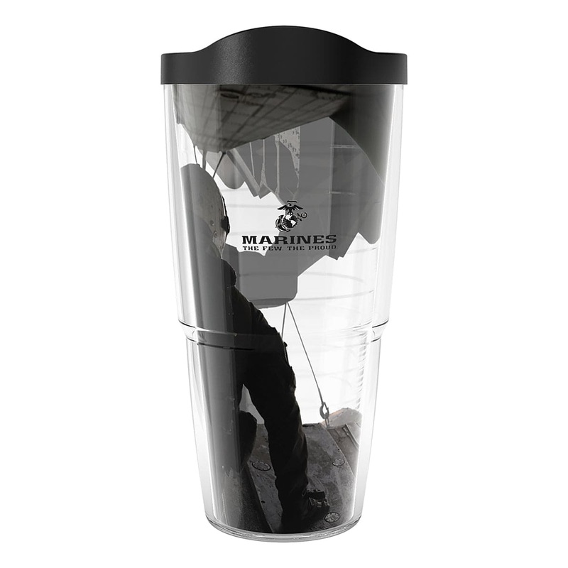 Marines Air Delivery Double Walled Insulated Travel Tumbler, Classic
