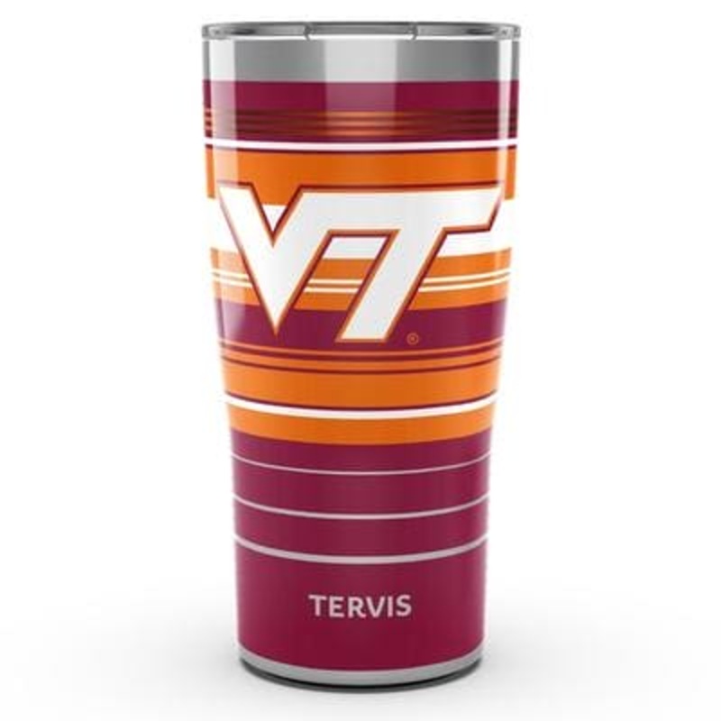 Virginia Tech Hokies 20oz. Hype Stripe Stainless Steel Tumbler