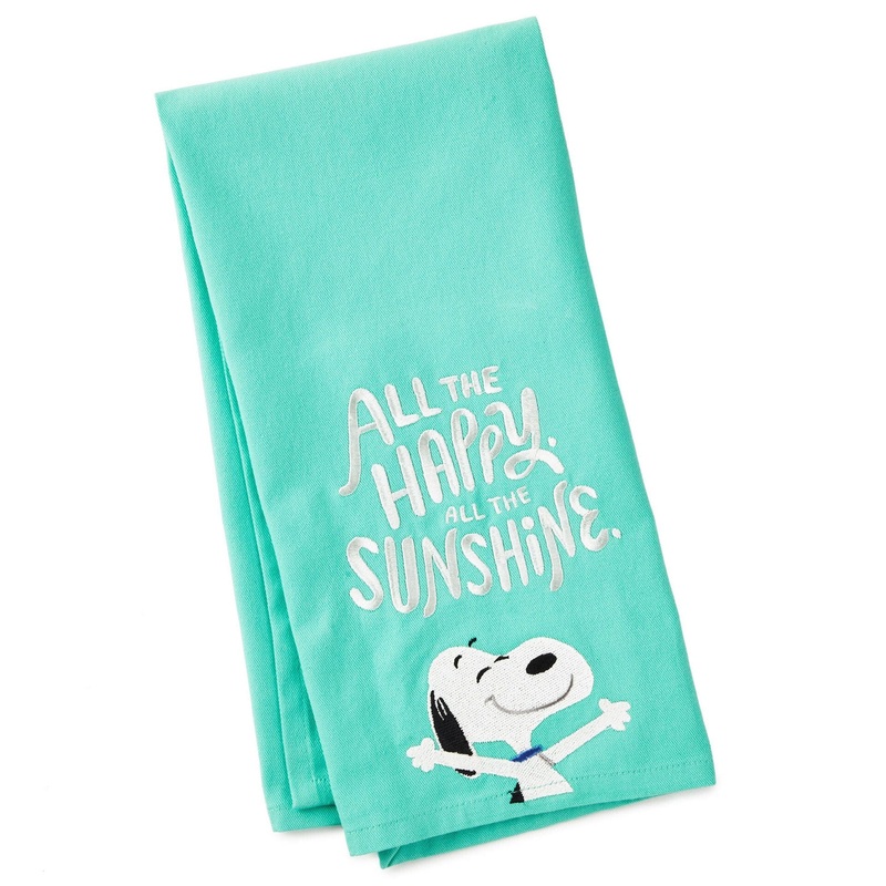 Peanuts All the Happy Snoopy Tea Towel