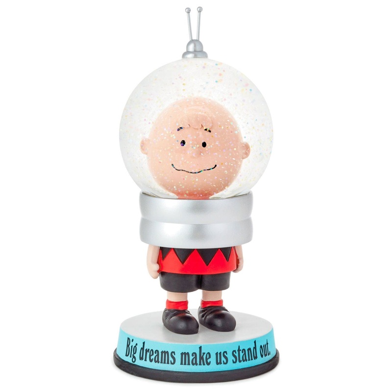 Peanuts Charlie Brown Big Dreams Snow Globe