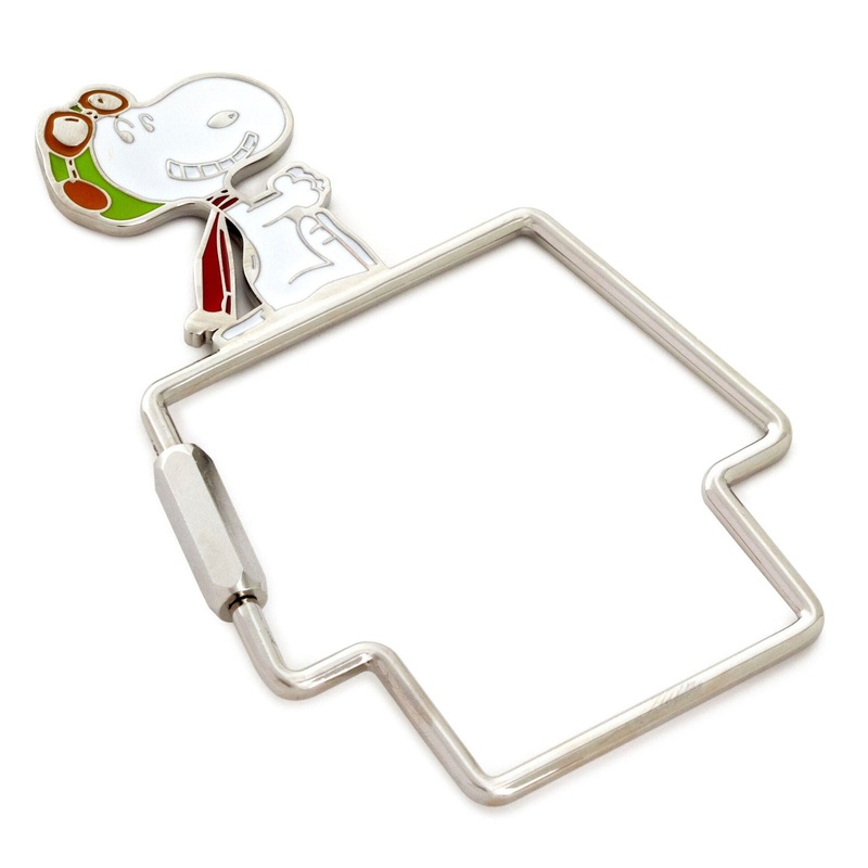Peanuts Snoopy the Flying Ace Doghouse-Shaped Keychain