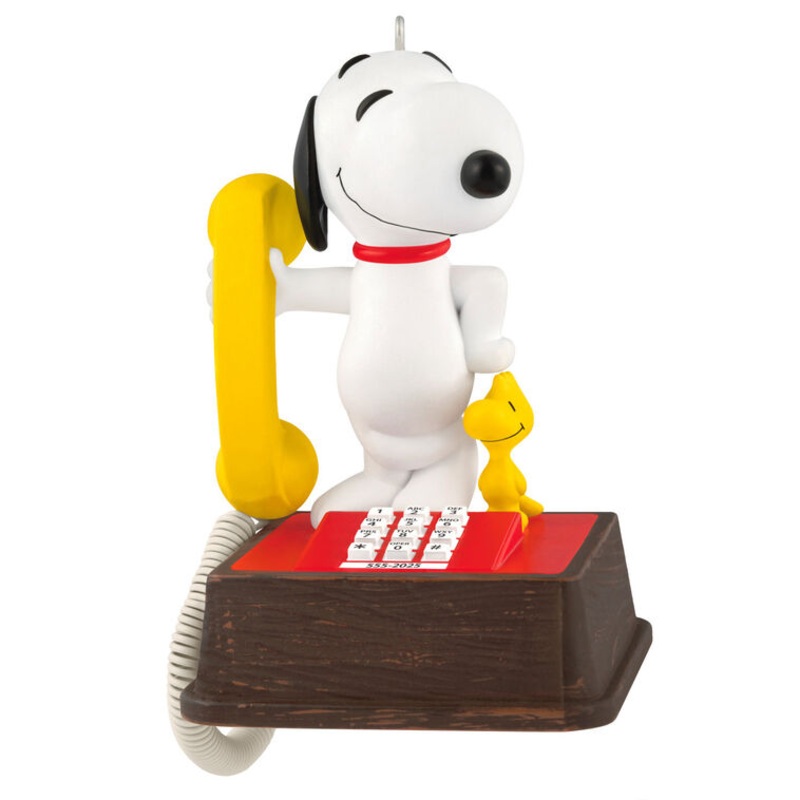 Peanuts 75th Anniversary Hello, Snoopy! Ornament With Sound