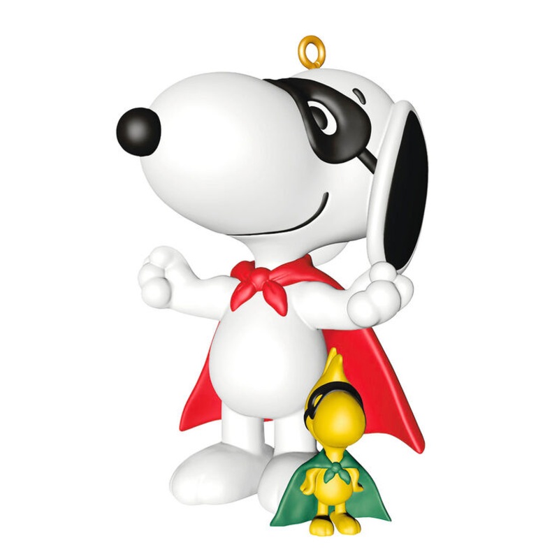 Peanuts Spotlight on Snoopy Masked Marvel Ornament