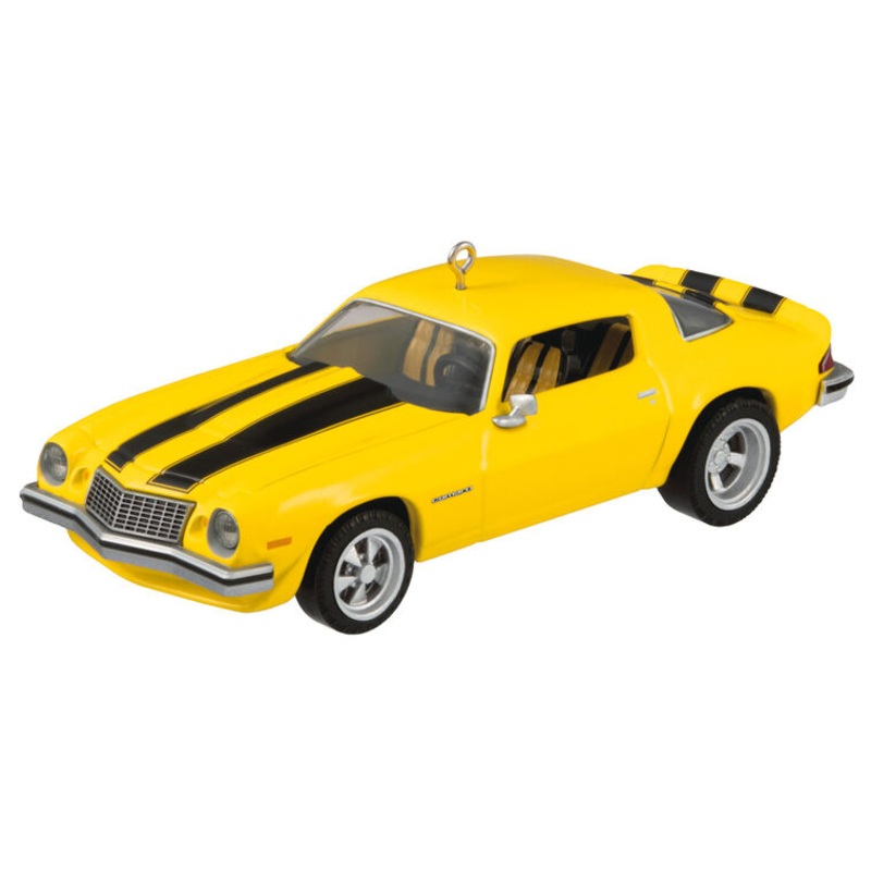 The Car's the Star Transformers 1976 Chevrolet Camaro Bumblebee Metal Ornament