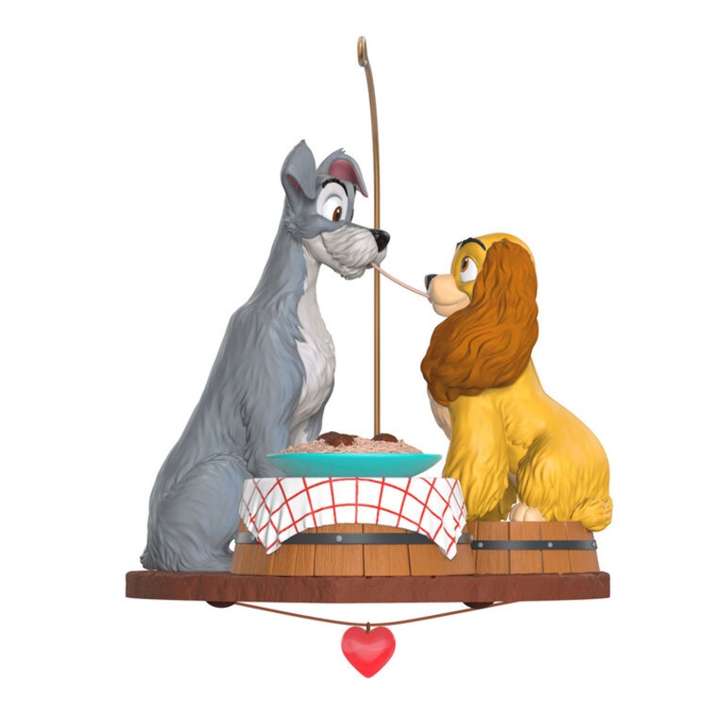 Disney Lady and the Tramp 70th Anniversary Spaghetti Supper Ornament