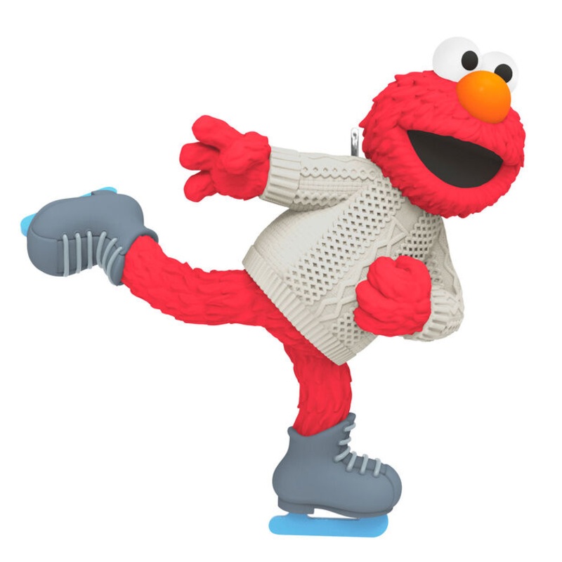 Sesame Street Skating With Elmo Ornament