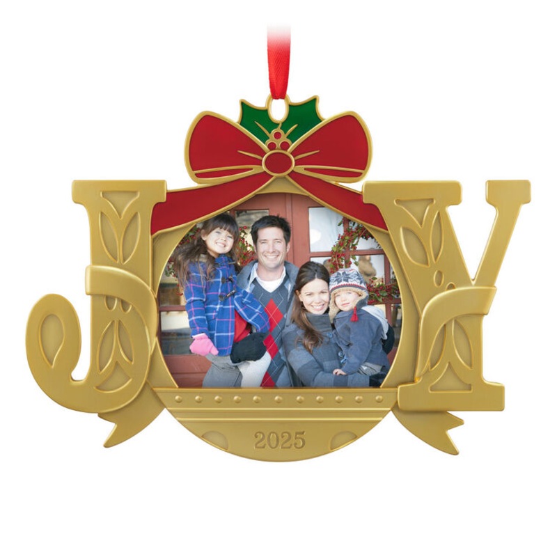 A Joy to Behold 2025 Photo Frame Metal Ornament