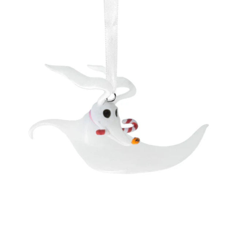 Disney Tim Burton's The Nightmare Before Christmas Zero With Candy Cane Ornament