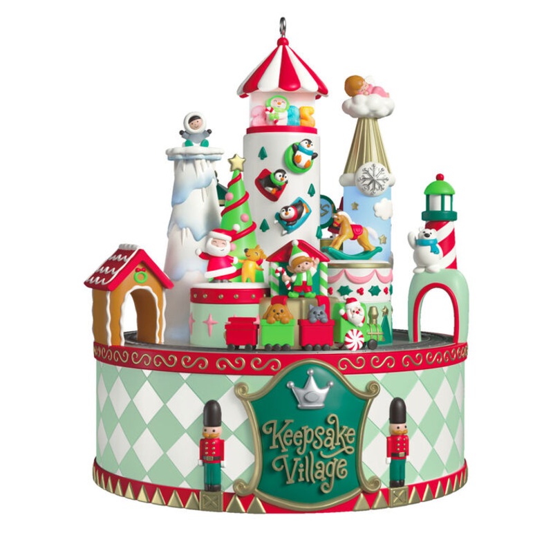 Keepsake Village Musical Ornament With Light and Motion