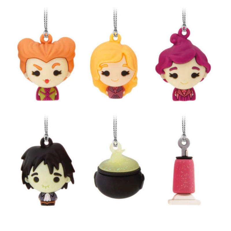 Mini Disney Hocus Pocus Shatterproof Ornaments, Set of 6
