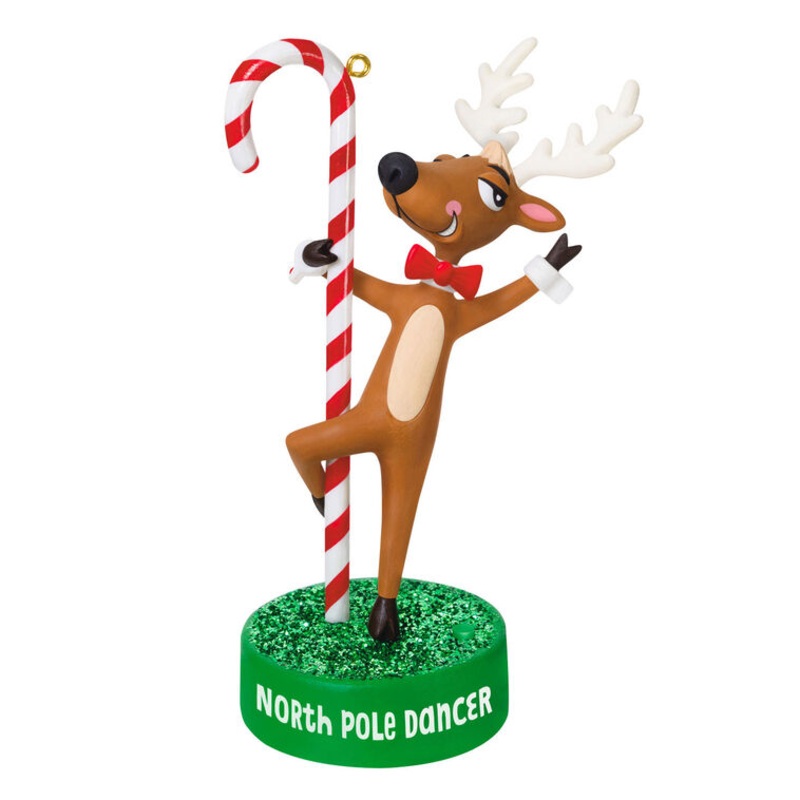 North Pole Dancer Ornament With Sound