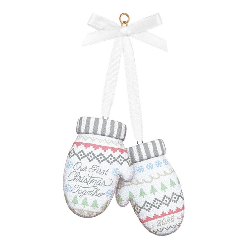 Our First Christmas Together 2025 Porcelain Ornament