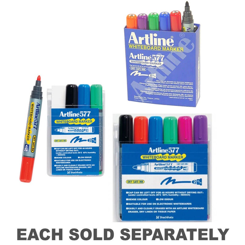 Artline Whiteboard Marker 3 mm Bullet assorti