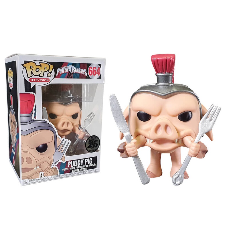 Power Rangers Pudgy Pig Us Exclusive Pop! Vinyle